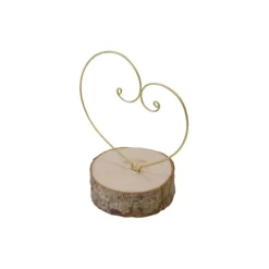PORTE-ALLIANCES CUR MÉTAL OR SOCLE RONDIN 12CM