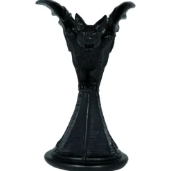 PORTE-BOUGIE CHAUVE-SOURIS DÉCO RÉSINE 18X12CM