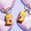 PORTE-CLEFS FIGURINE CALIN DUO KAWAÏ 19X3X3.5CM