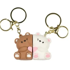 PORTE-CLEFS FIGURINE CALIN DUO KAWAÏ 19X3X3.5CM