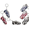 PORTE-CLEFS MÉTAL CRAMPONS FOOTBALL 8CM COLORÉ