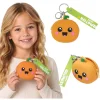 PORTE-CLEFS PORTE-MONNAIE CITROUILLE KAWAÏ 9CM