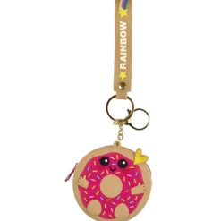 PORTE-CLEFS PORTE-MONNAIE SILICONE KAWAÏ 10CM