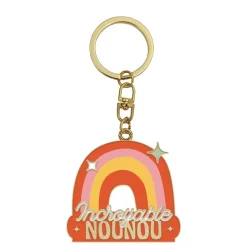 PORTE-CLÉS MÉTAL RAINBOW BOHO INCROYABLE NOUNOU