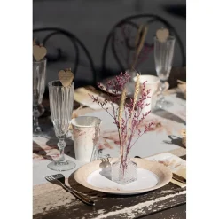 POT CARRÉ VINTAGE VERRE 4X4X7CM TRANSPARENT