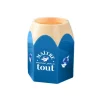 POT À CRAYON MAÎTRE MERCI POUR TOUT 12CM BLEU
