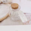 POT À DRAGÉES BOULE BOUCHON LIÈGE 50ML 6X5CM