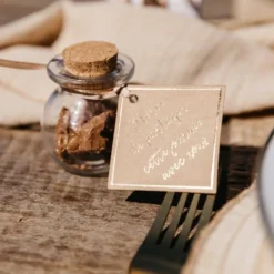 POT À DRAGÉES BOULE BOUCHON LIÈGE 50ML 6X5CM