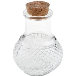 POT ROND VINTAGE VERRE 5.5X6CM TRANSPARENT