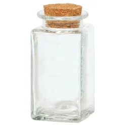 POT VERRE RECTANGULAIRE 4.8X8CM 85ML TRANSPARENT
