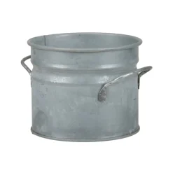 POT ZINC LA LAITIÈRE DÉCO AVEC POIGNÉES 12X11CM