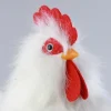 POULE BLANCHE PLUMES 30X15X33CM