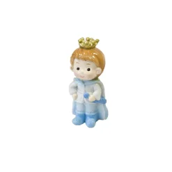 PRINCE EN RÉSINE 3X3X6CM BLEU