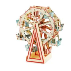 PRÉSENTOIR CARTON GRANDE ROUE 8 CABINES 50CM
