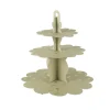 PRÉSENTOIR 3 ÉTAGES CARTON JOLIS BRINS 34CM SAUGE