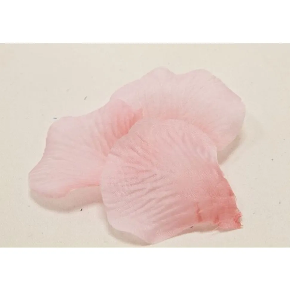 100 PÉTALES EN TISSU ROSE