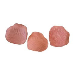 45 PÉTALES ROSE POLYCOTON TISSU 5CM TERRACOTTA