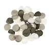 60 PÉTALES SATIN 3.5CM IVOIRE VERT-DE-GRIS SAUGE