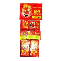 84 PÉTARDS EN SACHET LE TIGRE - K1