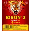 4 PÉTARDS LE TIGRE BISON N°2 - F3