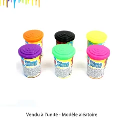 PÂTE SLIME BARIL FLUO 80G COLORÉ