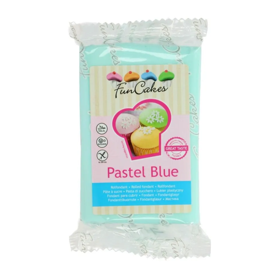 PÂTE À SUCRE FUNCAKES 250G BLEU PASTEL