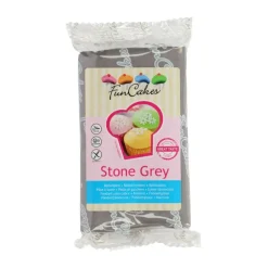 PÂTE À SUCRE FUNCAKES 250G GRIS