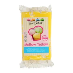 PÂTE À SUCRE FUNCAKES 250G JAUNE