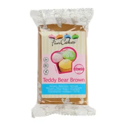 PÂTE À SUCRE FUNCAKES 250G MARRON NOUNOURS