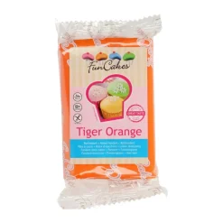 PÂTE À SUCRE FUNCAKES 250G ORANGE TIGRE