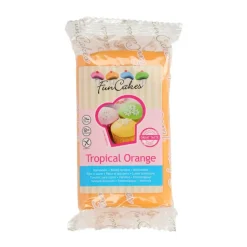 PÂTE À SUCRE FUNCAKES 250G ORANGE TROPICAL