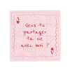 PUZZLE BOIS MESSAGE DEMANDE MARIAGE 15CM ROSE
