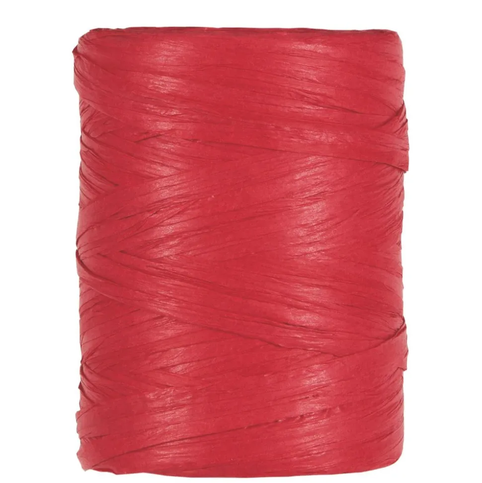 RAPHIA BIODÉGRADABLE 5-8MMX100M ROUGE
