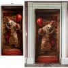 RIDEAU DE PORTE CLOWN CIRQUE HORREUR 80X180CM
