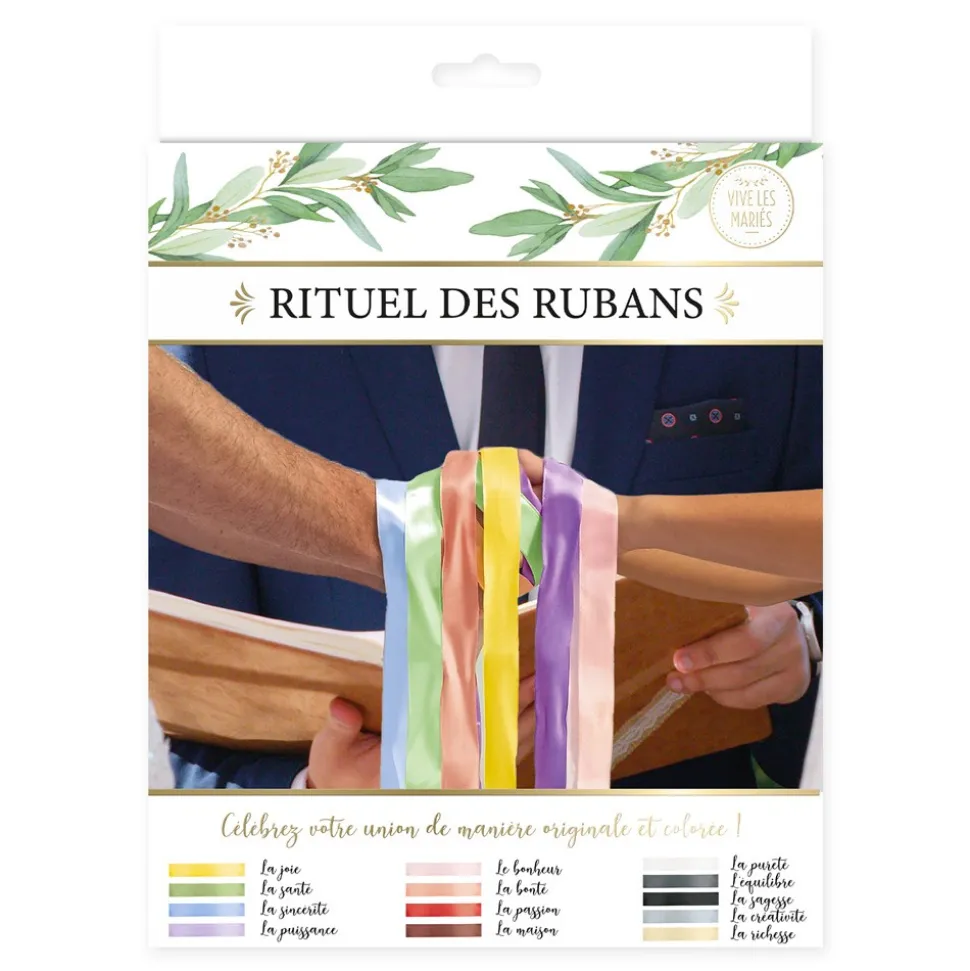 RITUEL DES RUBANS HANDFASTING CÉRÉMONIE LAÏQUE