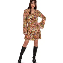 ROBE HIPPE SEVENTIES PSYCHÉDÉLIQUE FEMME