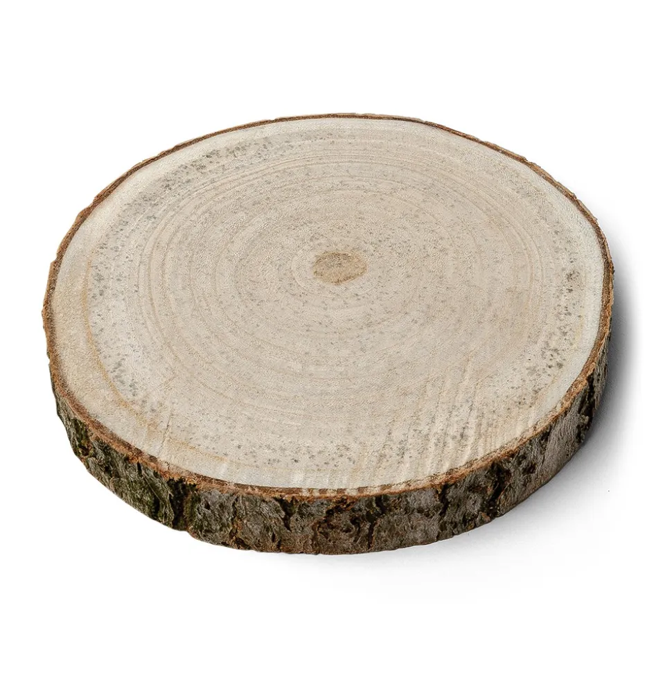 RONDIN DE BOIS BRUT ÉCORCE NATUREL 20CMX2CM