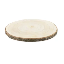 RONDIN DE BOIS BRUT ÉCORCE NATUREL 25-30CMX2CM
