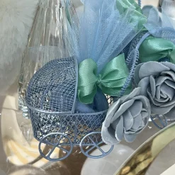 10 RONDS DE TULLE VOILE - CIEL