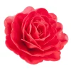 ROSE COMESTIBLE AZYME 12.5CM ROUGE
