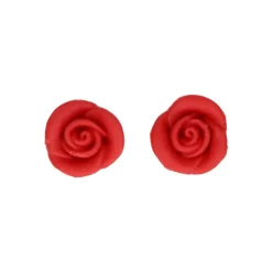 6 ROSES ROUGE PÂTE D'AMANDE