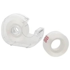 2 ROULEAUX RUBAN ADHÉSIF 25M AVEC DÉVIDOIR