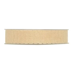 RUBAN COTON TRESSAGE 20MMX10M BEIGE
