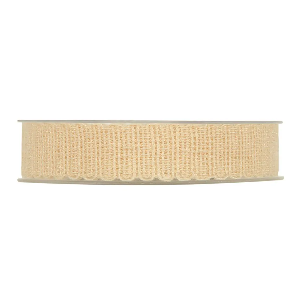 RUBAN COTON TRESSAGE 20MMX10M BEIGE