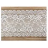 RUBAN DENTELLE BLANC CASSÉ 0.18X9M