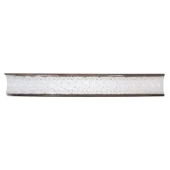 RUBAN DENTELLE BLANC 12 MM X 20 M