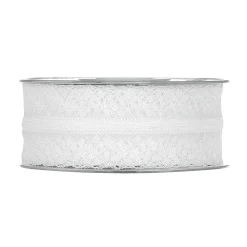 RUBAN DENTELLE BLANC PROVENCE 40MMX20M