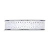 RUBAN DENTELLE BRODÉ 10MMX10M BLANC