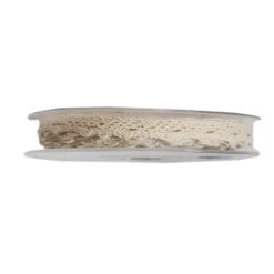 RUBAN DENTELLE ÉCRU 10MMX10M