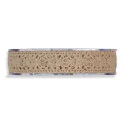 RUBAN DENTELLE NATUREL 10MMX10M